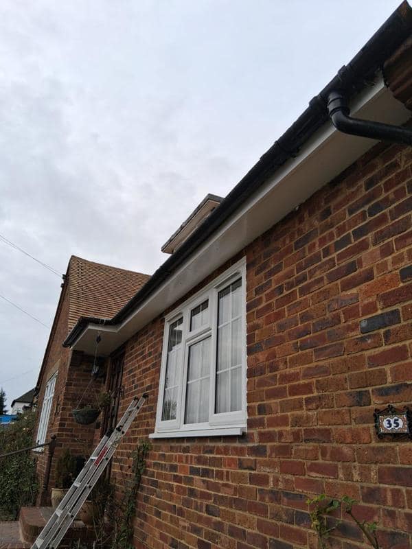pvc fascia soffit guttering downpipes with asbestos removal in canterbury kent 6