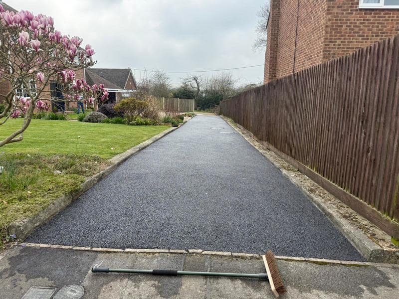 resurfacing double tarmac driveway canterbury 1