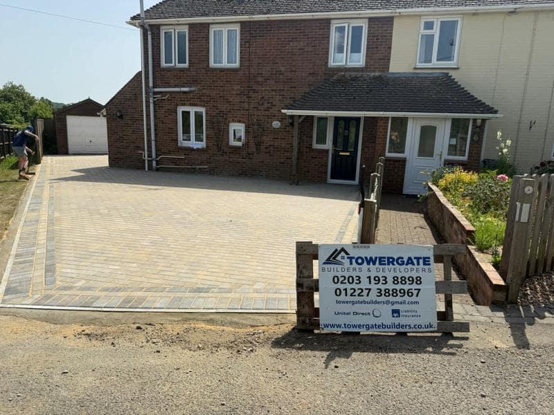 block paved driveway in canterbury 9