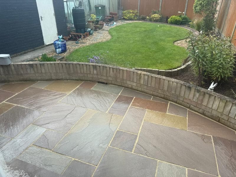 indian sandstone patio dartford 1