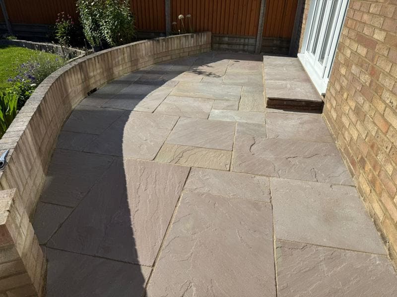 indian sandstone patio dartford 2