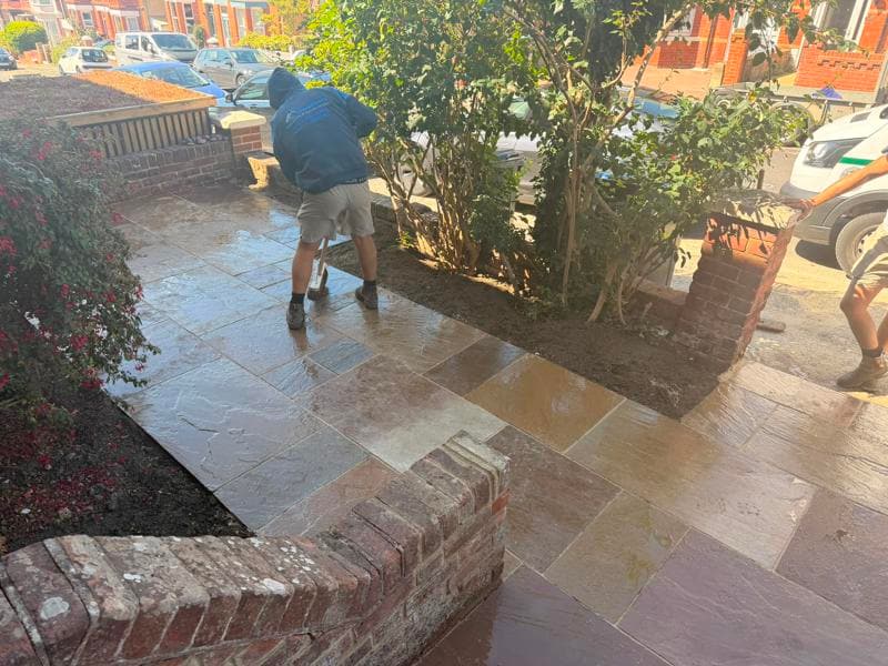 indian sandstone patio margate 1