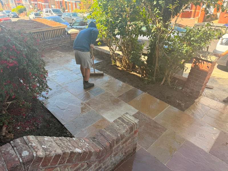 indian sandstone patio margate 4